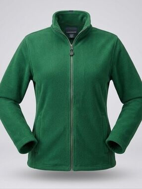Landmark Green Fleece Full Zip Unisex Jumper Jacket Size L